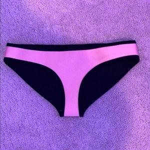 Light Pink and Black Triangl Bottoms